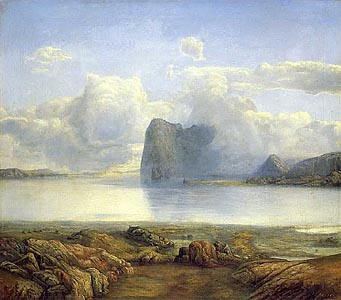 View from Borgorya by Lars Hertervig (1867)