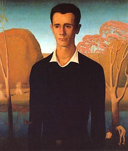 Arnold Comes of Age (Portrait of Arnold Pyle) by Grant Wood (1930)